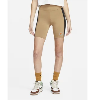 Шорты женские Nike Sportswear Swoosh Logo High-Waisted Bike Shorts Brown Dx2325-258