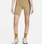 Шорты женские Nike Sportswear Swoosh Logo High-Waisted Bike Shorts Brown Dx2325-258