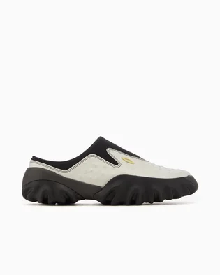 Тапочки мужские Oakley Factory Team Ostrich Chop Saw White/Black BDS24S07003862WH01
