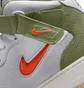 Кросівки чоловічі Nike Air Force 1 Mid Qs MenS Shoes White/Olive DQ3505-100