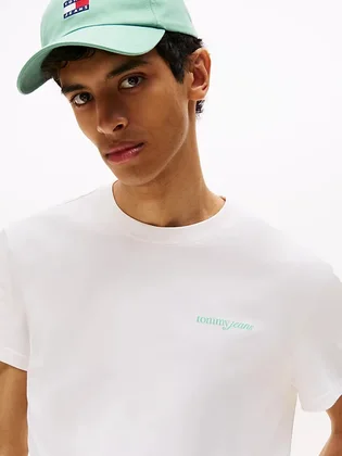 Футболка мужская Tommy Jeans Back Graphic White DM0DM21982-YBH