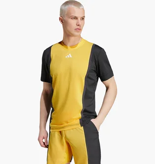 Футболка чоловіча Adidas Tennis Heat.Rdy Pro Freelift 3D Rib T-Shirt Yellow/Black IS8972