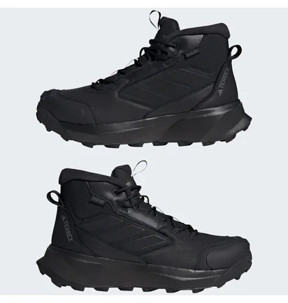 Ботинки унисекс Adidas Terrex Winter Leather Mid Cut Rain.Rdy Cold.Rdy Black ID2859