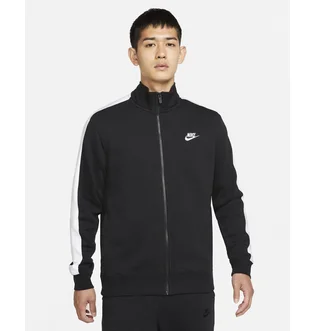 Толстовка чоловіча Nike Sportswear Club Brushed-Back Jacket Black DD7010-010