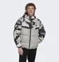 Пуховик мужской Adidas Down Regen Camo Hooded Puffer Jacket Grey HK5030