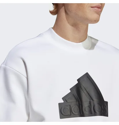 Свитшот мужской Adidas Future Icons Badge Of Sport Crew Sweatshirt White Ic3741