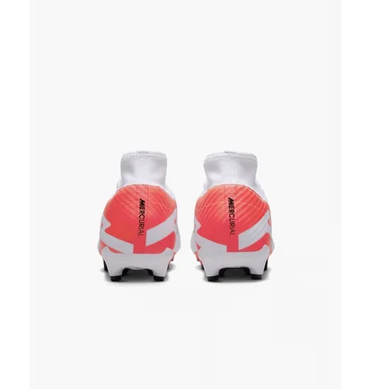 Бутсы унисекс Nike Mercurial Superfly 9 Academy Multi-Ground Soccer Cleats White/Orange DJ5625-600