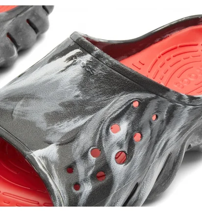 Тапочки мужские Crocs Echo Marbled Slide Grey 208467-0X9