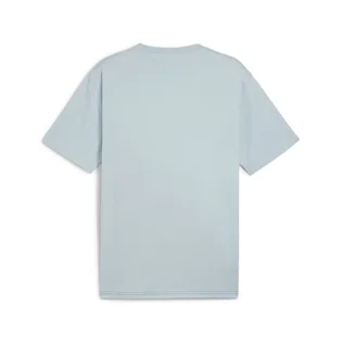 Футболка чоловіча Puma Power Colorblock Tee Light Blue/Black 678929-22