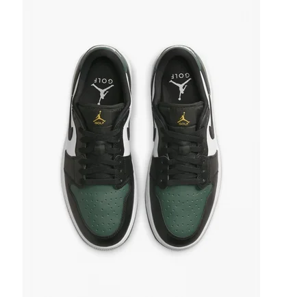 Кросівки унісекс Air Jordan 1 Low G Black/Green Dd9315-107