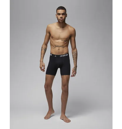Труси чоловічі Air Jordan Flight Cotton Core Boxer Brief Black (3 шт) JM0622-023