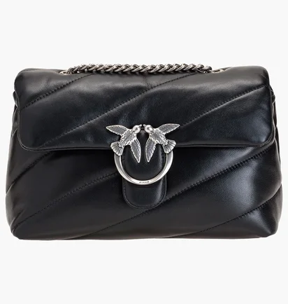 Сумка жіноча Pinko Classic Love Bag Puff Maxi Quilt - Crossbody Bag Black 1P22JCY7SRZ99O