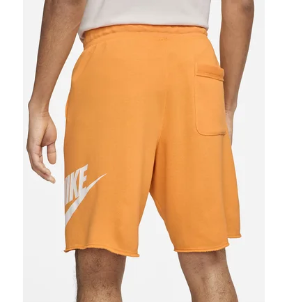 Шорти чоловічі Nike Club Alumni French Terry Orange DX0502-717