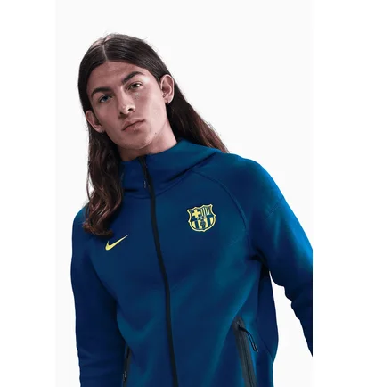Толстовка чоловіча Nike Tech Fleece Barcelona Blue FZ1274-432