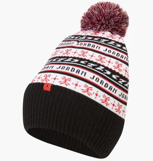Шапка унисекс Air Jordan Cuffed Beanie Jm Hol Black/White DA2091-100