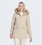 Парка женская Adidas Hooded Fur Beige HZ5734