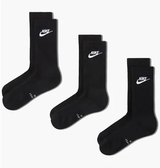 Шкарпетки чоловічі Nike Everyday Elevated (3 пари) Black IH8522-902
