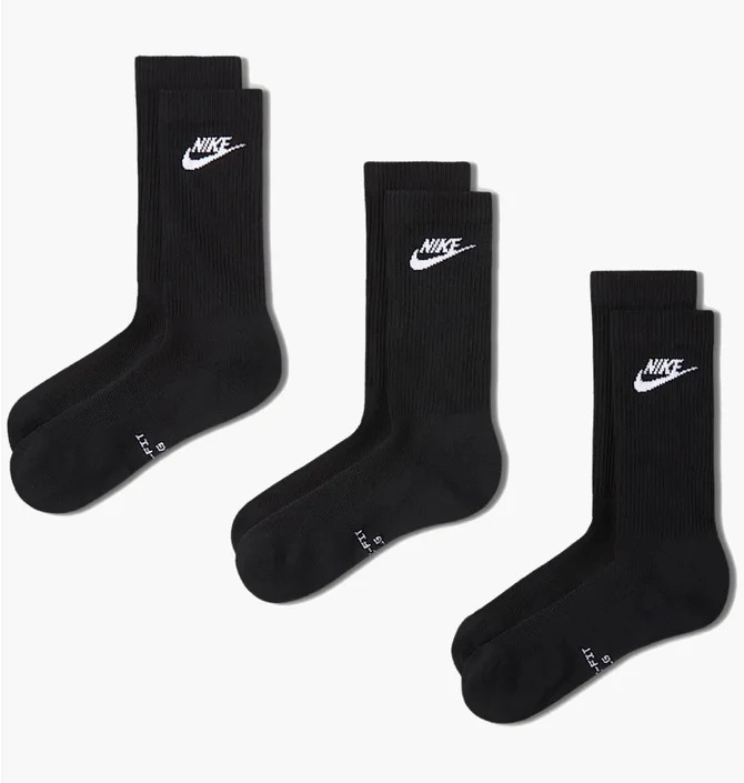 Носки мужские Nike Everyday Elevated (3 пары) Black IH8522-902