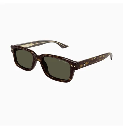 Сонцезахисні окуляри чоловічі MONT BLANC Green/Brown MB0286S-002-53
