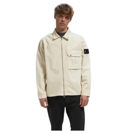 Куртка мужская Stone Island Printed Cotton Camouflage White L1S141200002-S0J24-V0093