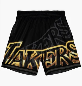 Шорты мужские Mitchell & Ness Nba Big Face 4.0 Fashion Short San Antonio Spurs Black Pshr1259-Sasyypppblck