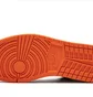 Кроссовки мужские Air Jordan 1 Low Black/Orange 553558-128
