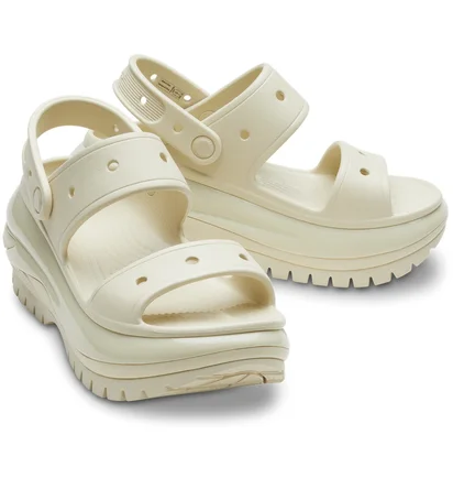 Тапочки унисекс CROCS Mega Crush Sandal Beige 207989-2Y2