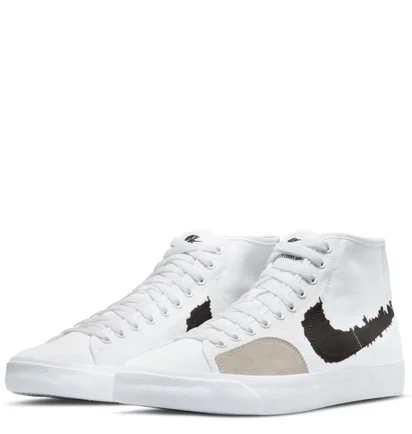 Кеды унисекс Nike Sb Blzr Court Mid Prm White Dm8553-100