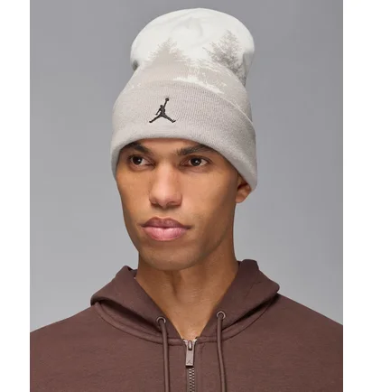 Шапка унисекс Air Jordan Peak Beige/White HV1077-134