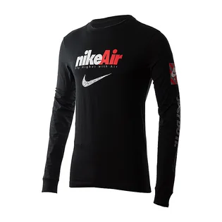 Лонгслив мужской Nike M Nsw Tee Ls Swoosh By Air Gx Black DJ1415-010