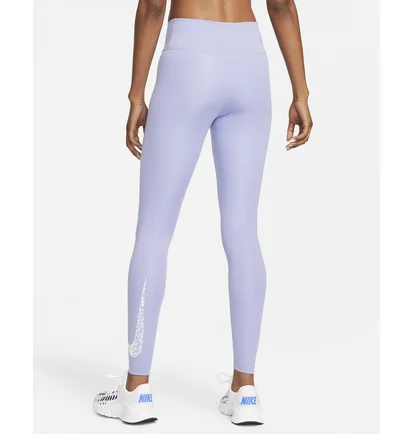 Легінси жіночі Nike Swoosh Run Leggings Light Blue DM7767-569