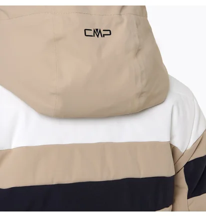Куртка женская CMP Jacket Zip Hood Mechanical Str Beige 34W4586-A435