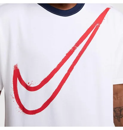 Футболка чоловіча Nike Psg Oversized Swoosh Tee White HQ0770-100