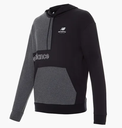 Худи мужское New Balance Nb Athletics Renew Askew Hoodie Black/Grey Mt21551Bk