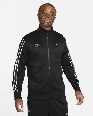 Куртка мужская Nike Sportswear Repeat Track Top Black Fd1183-010