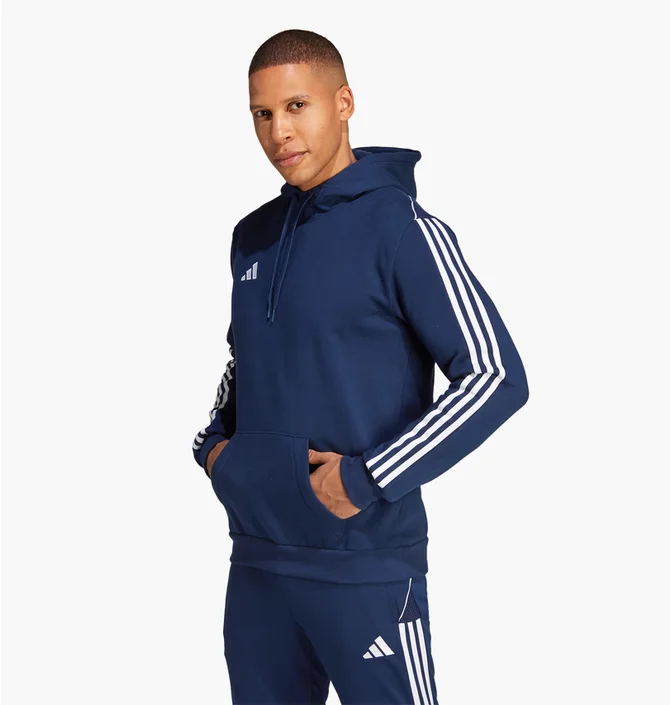 Худи мужское Adidas Tiro 23 League Sweat Hoodie Blue Hs3599