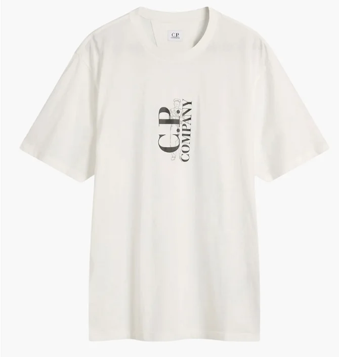 Футболка мужская C.P. Company Sailor White 19CMTS091A-005100W