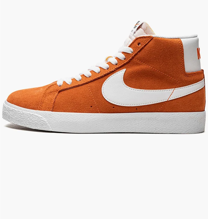 Кроссовки унисекс Nike Sb Zoom Blazer Mid Orange 864349-800