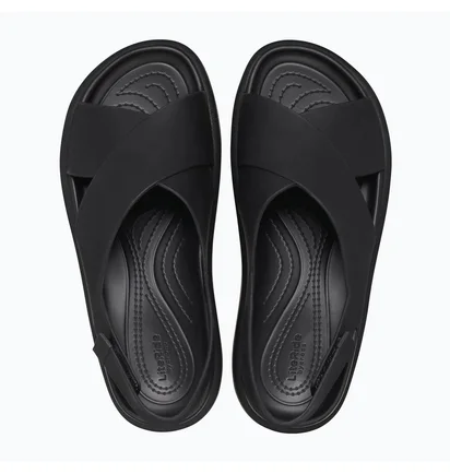 Сандали женские Crocs Brooklyn Luxe Cross Strap Black 209407-060