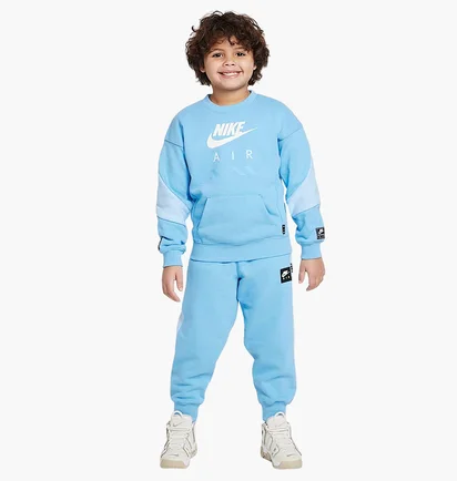 Спортивный костюм детский Nike Sportswear Air Fleece Light Blue 86M846-B9F