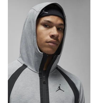 Толстовка чоловіча Air Jordan Dri-Fit Sport Full-Zip Hoodie Grey Dq7323-091