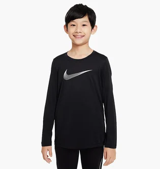 Лонгслив детский Nike Dri-Fit Long Sleeve Training Top Black DQ8811-010