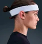 Пов'язка на голову Nike Swoosh Black/White N.101.2412.036.OS