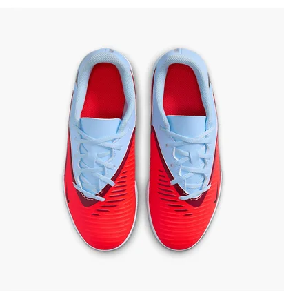 Футзалки дитячі Nike Phantom 6 Low Club Ic Light Blue/Red HQ2031-400