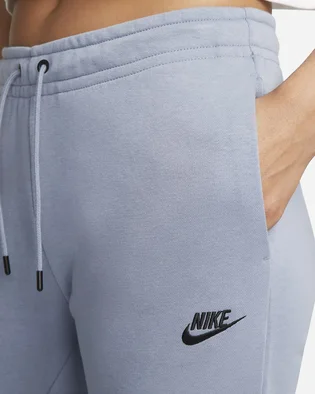 Штани жіночі Nike Essntl Pant Reg Flc Mr Light Blue Dx2320-493