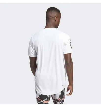 Футболка чоловіча Adidas Club 3-Stripes Tennis Tee White Hs3261