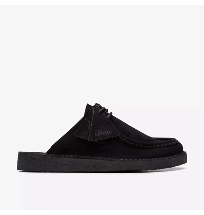 Тапочки чоловічі Clarks Desert Nomad Black 26180722