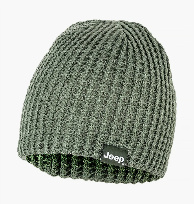 Шапка унисекс Jeep Reversible Tricot Hat J22W Green O102597-E846