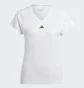Футболка жіноча Adidas Aeroready Train Essentials Minimal Branding V-Neck Tee White Hr7878