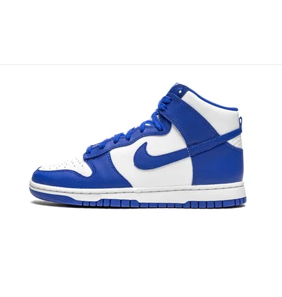 Кросівки чоловічі Nike Dunk High White/Blue DD1399-102